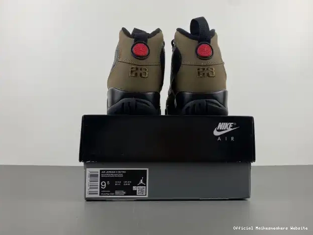 Official Maikesneakers Olive 9 HV4794-030 Air Jordan 0610